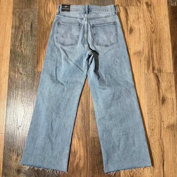 J. Crew Factory Wide-Leg Stretch Cropped Jeans Women's Size 25 New With Tags! - Picture 5 of 6